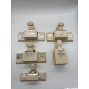 5 Martha Stewart Double Loop Arches Weave Quilted Garden Trellis Paper Punch